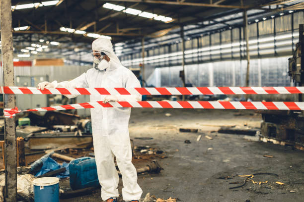 Professional Crime Scene Cleanup technician working in Freeport, MI